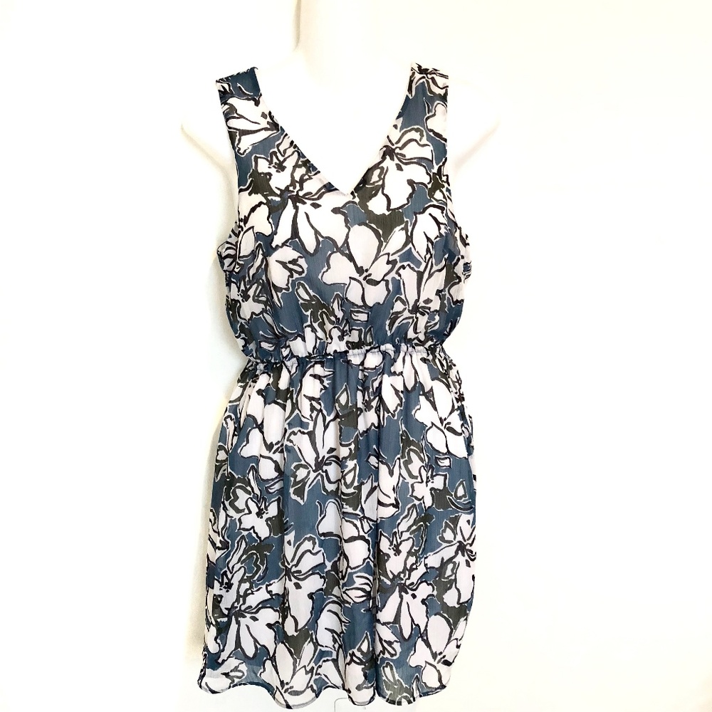 Banana Republic Floral A Line Sundress 0P